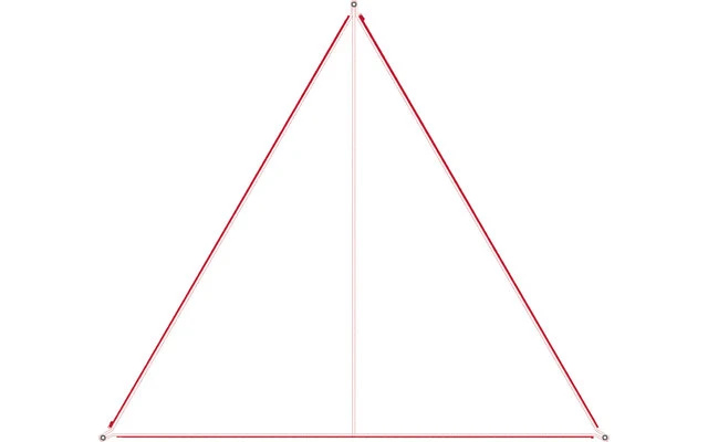 Bent Canvas Plain Single Tarp Lime Punch / Zipper Orange 1 Bent Canvas Plain Single Tarp Lime Punch / Zipper Orange