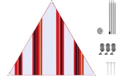 Bent Canvas Allover Set Tarp Oriental Stripe Cherry / Zipper Black -Outwell Verkaufsgeschäft 251479 2376740