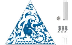 Bent Canvas Allover Set Tarp Oriental Stripe Cherry / Zipper Black -Outwell Verkaufsgeschäft 251483 1778714