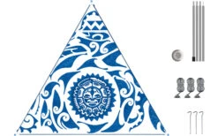 Bent Canvas Allover Set Tarp Oriental Stripe Cherry / Zipper Black -Outwell Verkaufsgeschäft 251485 1778700