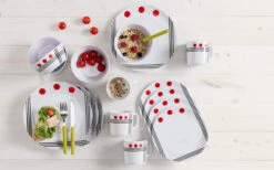 Berger Dots Melamin Geschirr-Set 16-tlg. Grün -Outwell Verkaufsgeschäft 293383 2404276