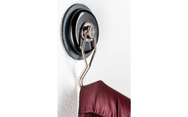 Silwy® The One Metall Magnethaken Inkl. Metall-Nano-Gel-Pad 7,5 Cm 2-tlg. Schwarz 2 Silwy® The One Metall Magnethaken Inkl. Metall-Nano-Gel-Pad 7,5 Cm 2-tlg. Schwarz – Bild 2