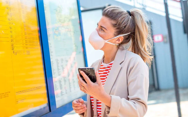 Koziol »HI Community Gesichtsmaske Blau 2 Koziol »HI Community Gesichtsmaske Blau – Bild 2