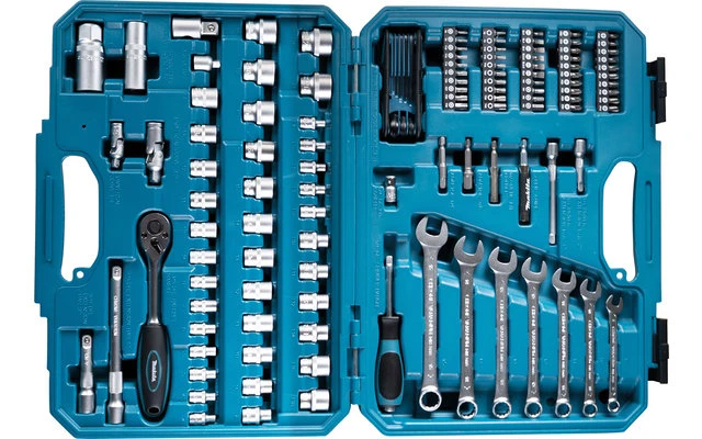 Makita E-06616 Werkzeug Set Mit Koffer 120-tlg. 1 Makita E-06616 Werkzeug Set Mit Koffer 120-tlg.