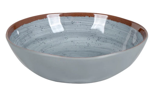 Bo-Camp Melamin Schüssel Set 4 Stück Grau / Braun 2 Bo-Camp Melamin Schüssel Set 4 Stück Grau / Braun – Bild 2