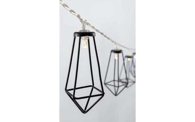 Bo-Camp Galvin Batteriebetriebene LED Lichterkette Schwarz 1 Bo-Camp Galvin Batteriebetriebene LED Lichterkette Schwarz