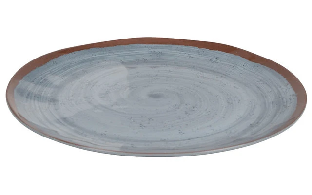 Bo-Camp Melamin Essteller 4er-Set Grau / Braun 2 Bo-Camp Melamin Essteller 4er-Set Grau / Braun – Bild 2