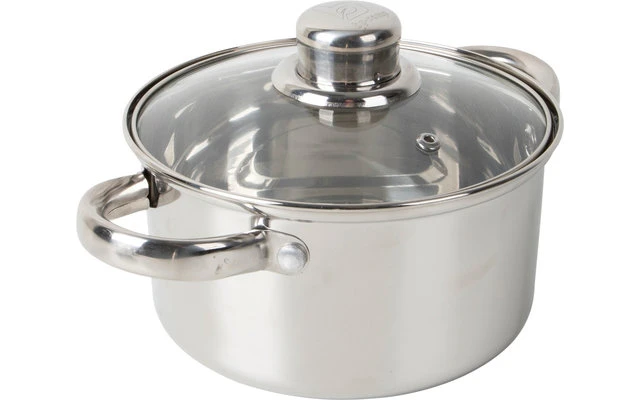 Bo-Camp Royal Edelstahl Kochtopf Set 3-tlg. 2 Bo-Camp Royal Edelstahl Kochtopf Set 3-tlg. – Bild 2