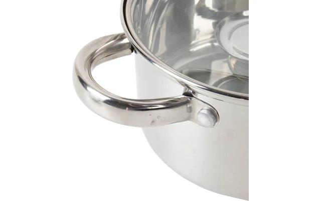 Bo-Camp Royal Edelstahl Kochtopf Set 3-tlg. 5 Bo-Camp Royal Edelstahl Kochtopf Set 3-tlg. – Bild 5