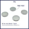 Silwy® Power Magnete Inkl. 4 Klebepunkte