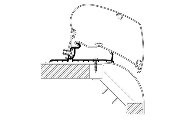 Thule Markisenadapter Autosleepers 2013 3,0m 1 Thule Markisenadapter Autosleepers 2013 3,0m