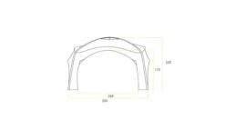 Zempire Pavillon Aerobase 3 + 1 Wall -Outwell Verkaufsgeschäft 487575 3650605