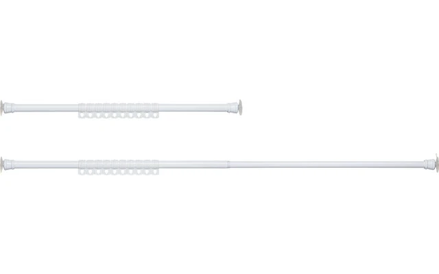 Teleskop-Kleiderstange Mit Saugfüßen 80-130cm 2 Teleskop-Kleiderstange Mit Saugfüßen 80-130cm – Bild 2