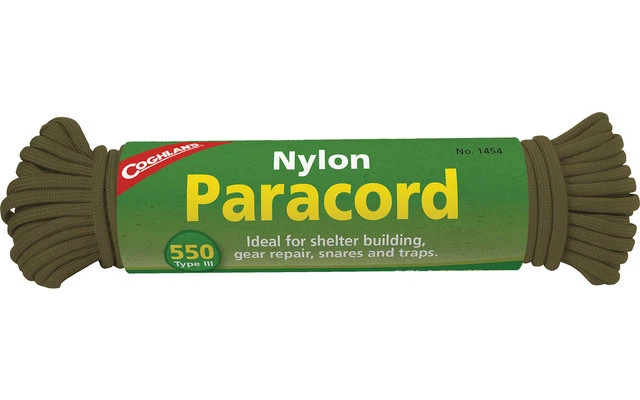 Coghlans Paracord Fallschirmseil 15,25 M Schwarz 2 Coghlans Paracord Fallschirmseil 15,25 M Schwarz – Bild 2