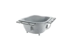 Metaltex Drain On Abfallsieb, Spülbeckensieb Grau