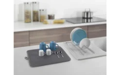 Metaltex Dry-Tex 2-in-1 Abtropfgestell Mit Microfasermatte Silber -Outwell Verkaufsgeschäft 497516 3367496