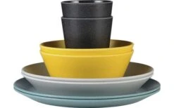 Mepal Bloom Melamin Geschirr-Set 8-teilig Pebble White -Outwell Verkaufsgeschäft 510842 3435920 2