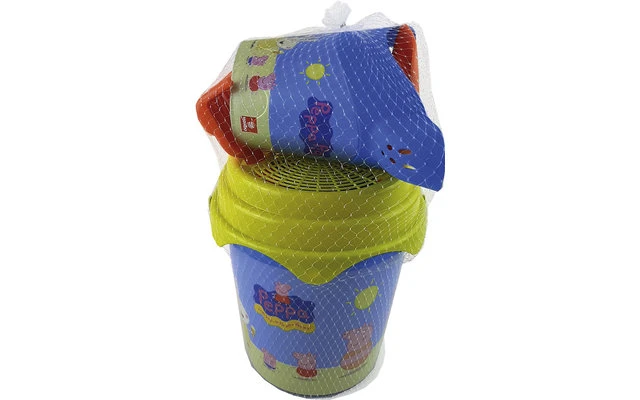 Happy People Peppa Pig Eimer-Set Mit Förmchen, Schaufel, Harke Und Gießkanne 2 Happy People Peppa Pig Eimer-Set Mit Förmchen, Schaufel, Harke Und Gießkanne – Bild 2