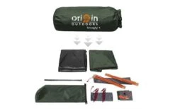 Origin Outdoors Snugly Kuppelzelt 1 Person -Outwell Verkaufsgeschäft 528651 3493432