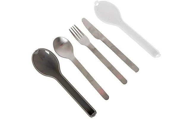Bo-Camp Besteckset 3 Teilig 1 Person Silber 1 Bo-Camp Besteckset 3 Teilig 1 Person Silber