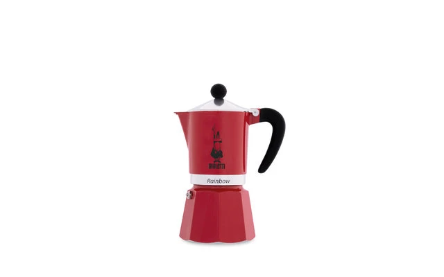 Bialetti Espressozubereiter Rainbow Rot 3 Tassen 150 Ml 4 Bialetti Espressozubereiter Rainbow Rot 3 Tassen 150 Ml – Bild 4