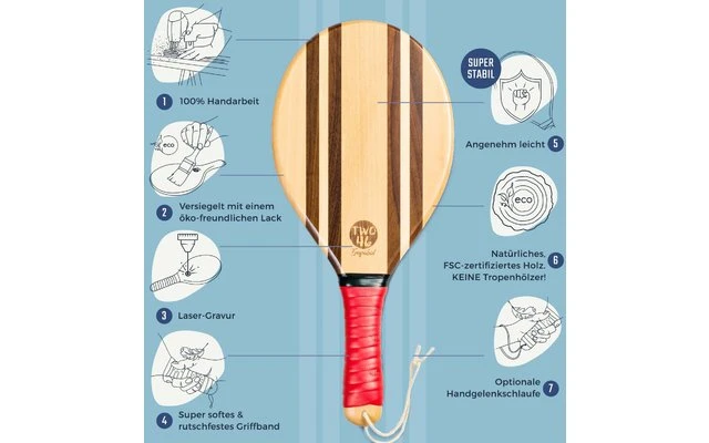 Frescobol Beachball Set Rio Classico 1 Frescobol Beachball Set Rio Classico