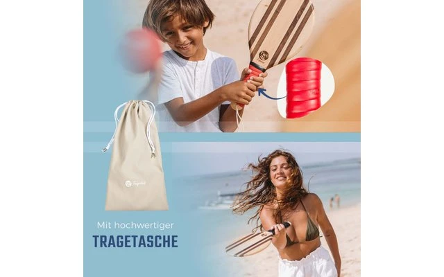 Frescobol Beachball Set Rio Classico 2 Frescobol Beachball Set Rio Classico – Bild 2