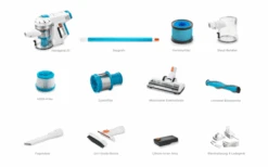 Invictus X7 Akkustaubsauger Set 14 Teilig Türkis / Weiß -Outwell Verkaufsgeschäft 586963 4007127