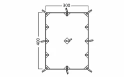 Nordisk Kari Technical Cotton Tarp Baumwollplane Natural 12 M²