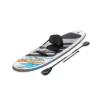Bestway Hydro Force Stand Up Paddling Allround Board Set 5 Teilig White Cap Mit Sitz 305 X 84 X 12 Cm