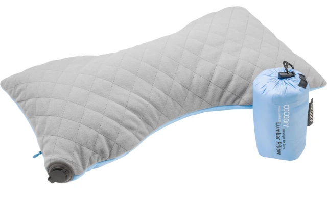 Cocoon Air Core Kissen Ultralight Schmetterlingsförmige Lendenwirbelsäulenstütze Light Blue / Grey 1 Cocoon Air Core Kissen Ultralight Schmetterlingsförmige Lendenwirbelsäulenstütze Light Blue / Grey