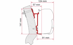 Fiamma Wingamm Oasi Markisenadapter Für Fiamma F45 230 Cm -Outwell Verkaufsgeschäft 661035 4521120
