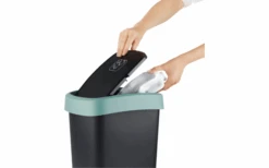 Rotho Twist Abfalleimer Mit Schwing- Und Klappdeckel 25 Liter Mistletoe Grün -Outwell Verkaufsgeschäft 689406 4830116