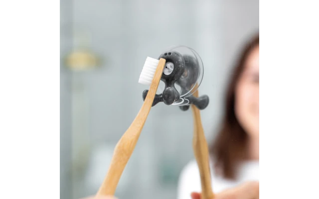 Koziol Tommy Zahnbürstenhalter Ash Grey 3 Koziol Tommy Zahnbürstenhalter Ash Grey – Bild 3