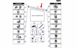 Thule Spannstange  Passend Zu Omnistor 9200 / Smart Blocker G2, Aluminium