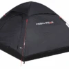 High Peak Monodome XL Freistehendes Einfachdach Kuppelzelt 4 Personen Schwarz