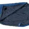 High Peak Easy Travel Trapez Mumienschlafsack Mit Kapuze Blau/dunkelblau