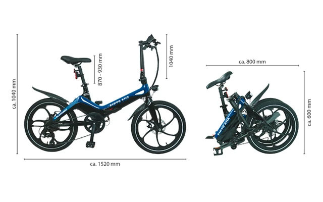 Blaupunkt Fiete Faltbares E-Bike 2 Blaupunkt Fiete Faltbares E-Bike – Bild 2