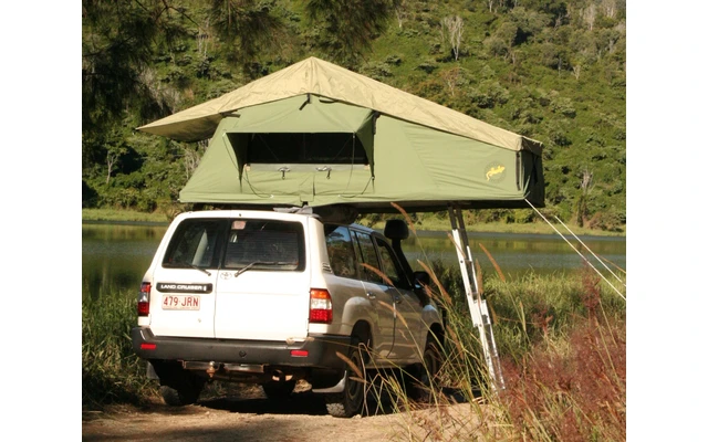 Gordigear Dachzelt Plus Für 2 Personen Mit Staufläche 140 X 320 Cm Grün 2 Gordigear Dachzelt Plus Für 2 Personen Mit Staufläche 140 X 320 Cm Grün – Bild 2