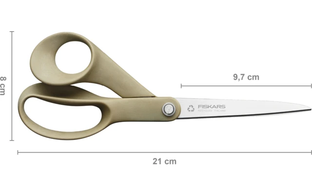 Fiskars ReNew Recycled Universalschere 21 Cm 1 Fiskars ReNew Recycled Universalschere 21 Cm