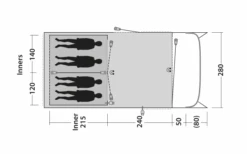 Outwell Greenwood 4 Tunnelzelt -Outwell Verkaufsgeschäft 748523 5009078