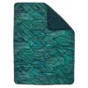 Therm-a-Rest Stellar Blanket Campingdecke Green Wave Print