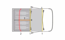 Outwell Hayward Lake 4ATC Aufblasbares Tunnelzelt 4 Personen -Outwell Verkaufsgeschäft 789707 5207522