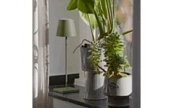 Sigor Akku-Tischleuchte Nuindie 380 Mm Salbeigrün